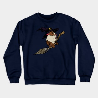 Guinea Pig Witch Crewneck Sweatshirt